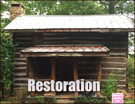 Historic Log Cabin Restoration  Alvada, Ohio